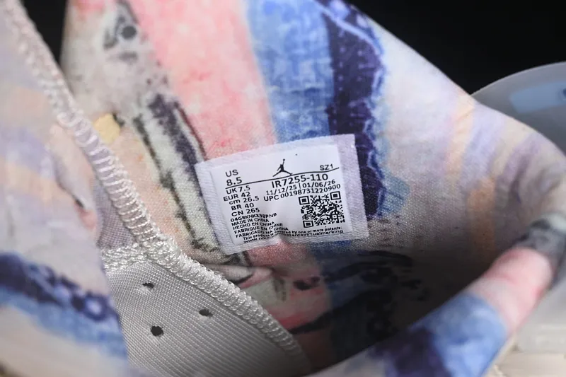 All categories Air Jordan Jordan series basketball shoes Air Jordan 6 Atmos x Air Jordan 6 Retro "Sashiko" AJ6 Joe 6 milk white blue Sashiko embroidery IR7255-110